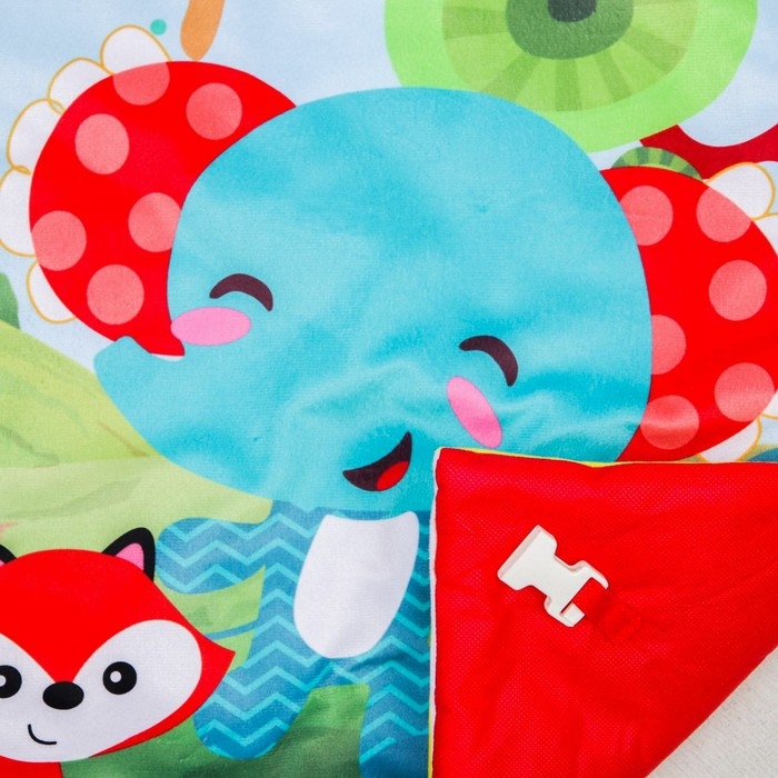 Развивающий коврик с дугами «Слоник и друзья», квадратный, Крошка Я Развивающий коврик с дугами «Слоник и друзья», квадратный, Крошка Я