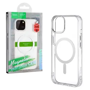 Чехол для iPhone 15 Hoco TPU прозрачный MagSafe