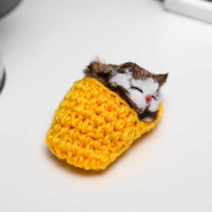 Пушистик кот в тапочке, МИКС Пушистик кот в тапочке, МИКС