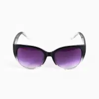 Очки солнцезащитные женские &laquo;OneSun. Кошачий глаз&raquo;, uv 400, чёрный, фиолетовый