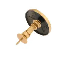 Крючок для штор CAPPIO KS032, d=98 мм, цвет золото с серебром, 2 шт Крючок для штор CAPPIO KS032, d=98 мм, цвет золото с серебром, 2 шт