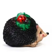 Садовая фигура из гипса &laquo;Ёж с божьей коровкой&raquo;, 24&times;17&times;17 см