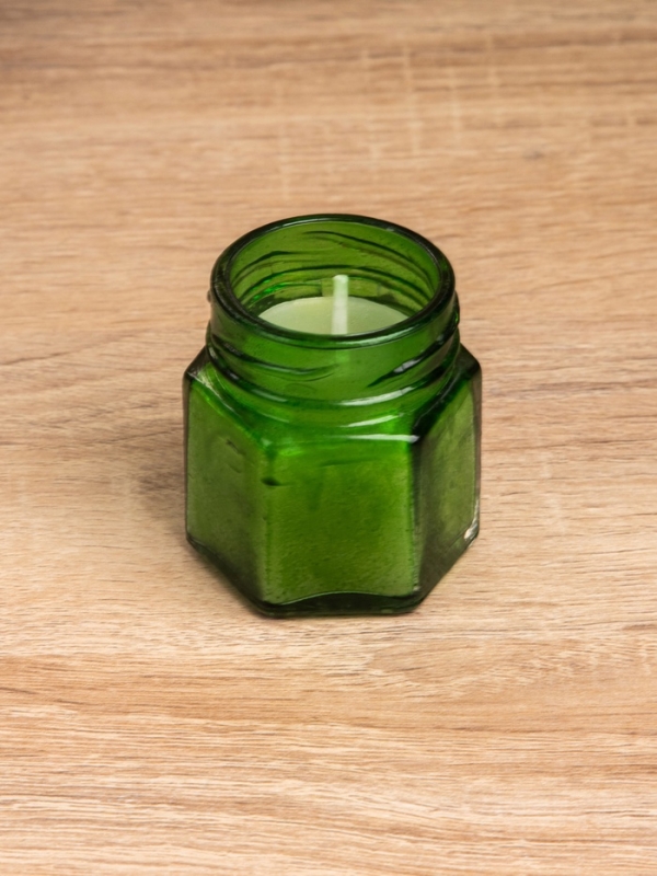 Свеча вотивная в стеклянной баночке, 100 г, сандаловое дерево