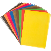 Бумага цветная Комус Класс 10цв,20л,А4,одностор, офсет 80гр, в папке