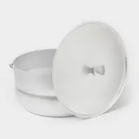 Котелок туристический, 6 л, с крышкой, штампованный алюминий