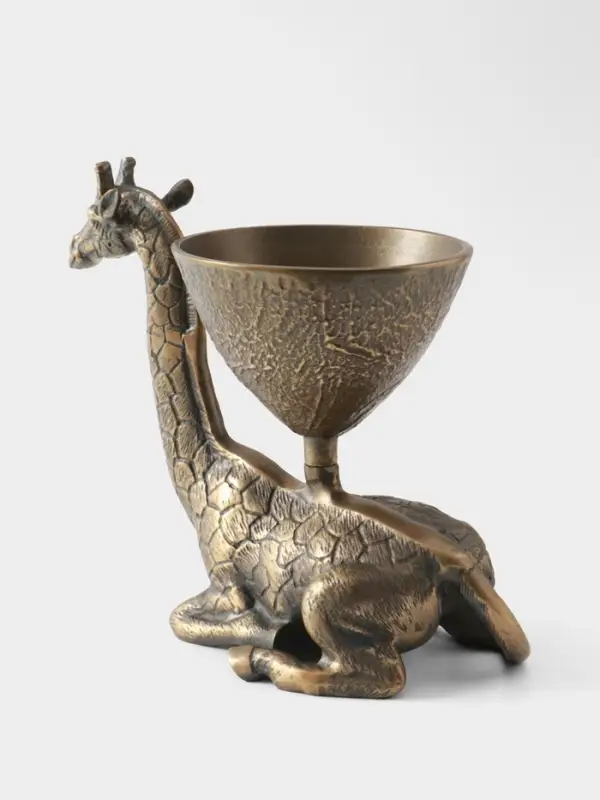 Конфетница &laquo;Жираф&raquo;, 27&times;18&times;26 см, алюминий