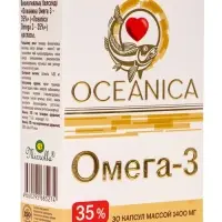 Омега‑3 &mdash; 35 % &laquo;Океаника&raquo; капсулы 1400 мг, 30 шт.