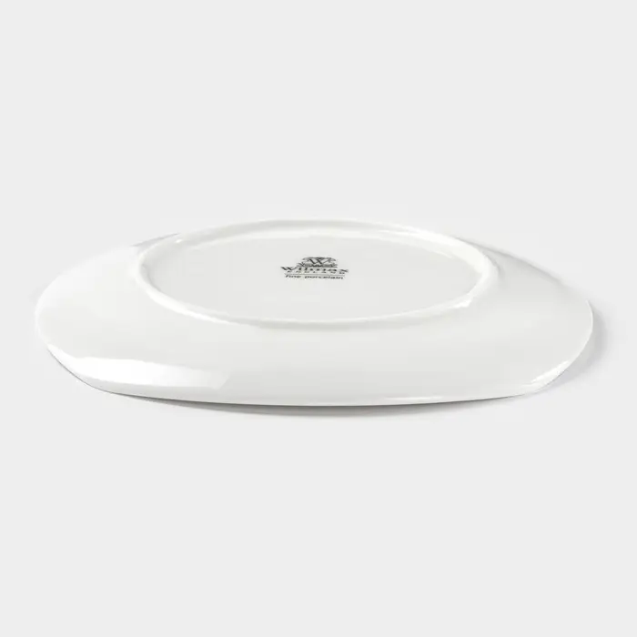 Тарелка пирожковая Wilmax Ilona, d=16.5 см, фарфор, белая