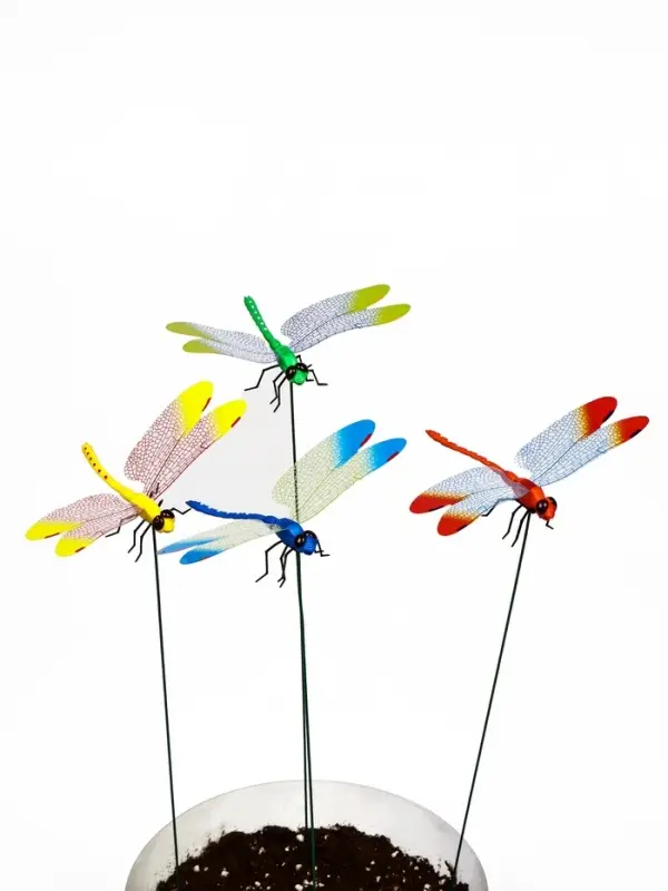 Штекер &laquo;Стрекоза Сенди&raquo;, 14&times;9 см/45 см, набор 6 шт., МИКС