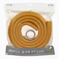 Лента защитная для углов мебели, 2 м, ширина 3.5 см, L-профиль, горчица, Крошка Я