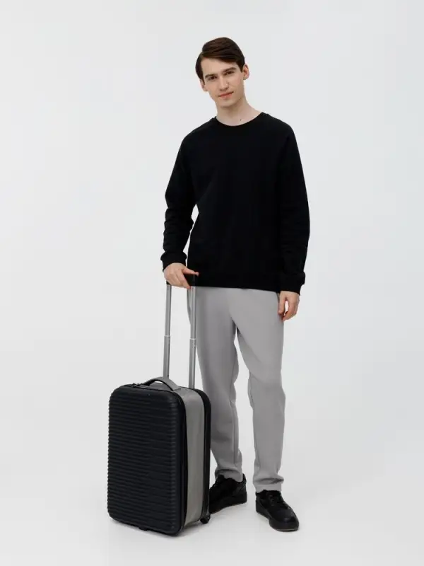 Чемодан Bonfold, черный с серым