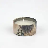 Набор свечей 2 шт. в железной банке «Лошади», аромат мандарин и еловые ветки, диам 4,8 см Набор свечей 2 шт. в железной банке «Лошади», аромат мандарин и еловые ветки, диам 4,8 см