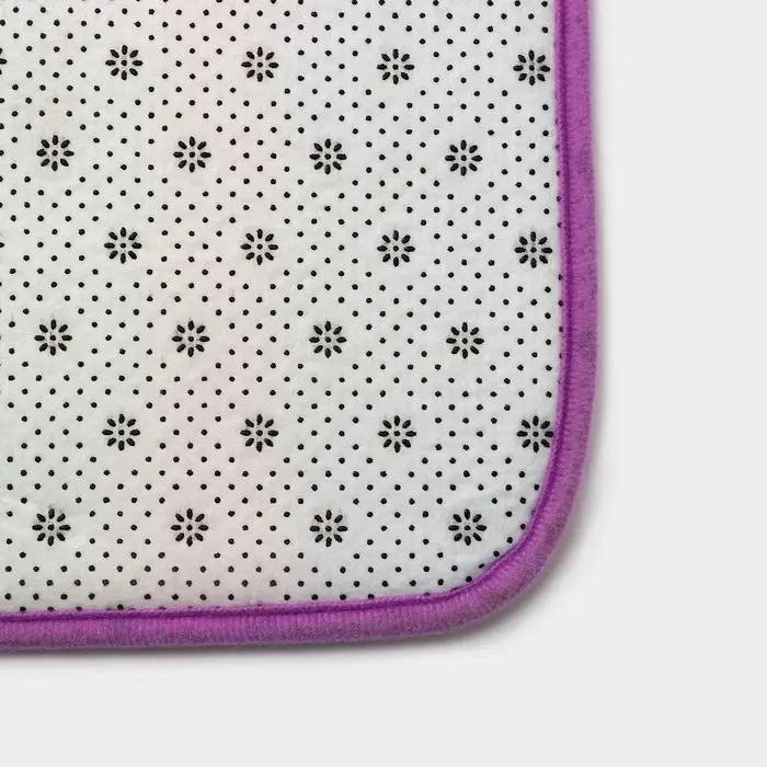 Коврик для ванной и туалета Доляна «Радужная волна», 40×59 см Коврик для ванной и туалета Доляна «Радужная волна», 40×59 см