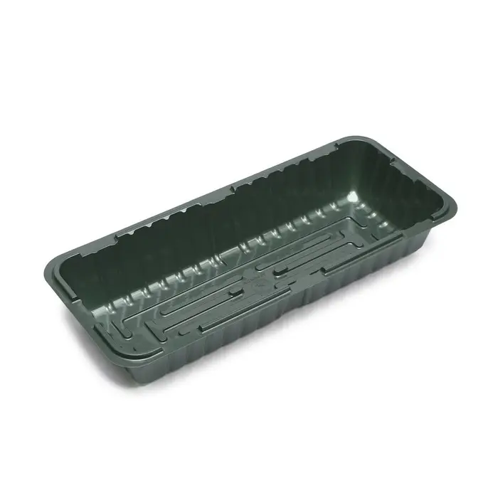 Мини - парник для рассады, 39&times;17.5&times;12 см, без вставок, тёмно-зелёный, пластик, Greengo