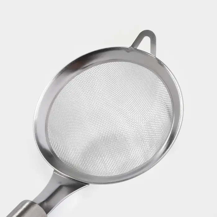 Сито - дуршлаг с ручкой Доляна «Валдай», d=8,8 см, нержавеющая сталь Сито - дуршлаг с ручкой Доляна «Валдай», d=8,8 см, нержавеющая сталь