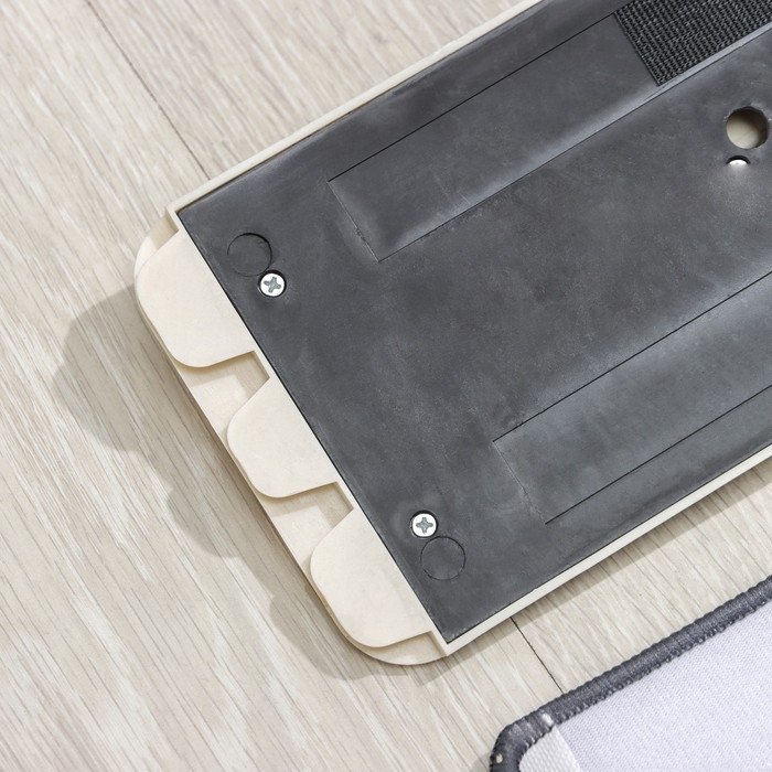 Швабра с отжимом и ведро: ведро с отсеками для полоскания и отжима 10 л, швабра плоская, запасная насадка из микрофибры Швабра с отжимом и ведро: ведро с отсеками для полоскания и отжима 10 л, швабра плоская, запасная насадка из микрофибры