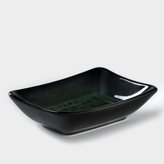 Соусник фарфоровый под соевый соус Verde notte, 50 мл, 9,5×7 см Соусник фарфоровый под соевый соус Verde notte, 50 мл, 9,5×7 см