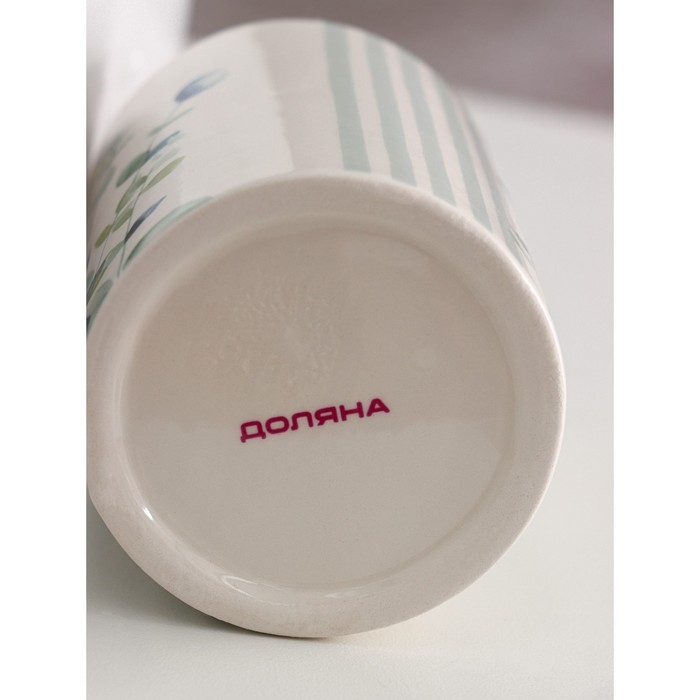 Дозатор для жидкого мыла Доляна «Эвкалипт», 380 мл Дозатор для жидкого мыла Доляна «Эвкалипт», 380 мл