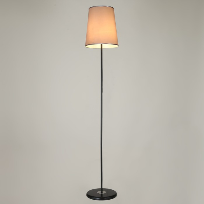 Торшер 6601 1х15Вт Е27 черный/серый