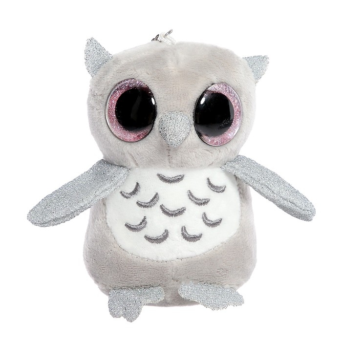 Мягкая игрушка «Сова», на брелоке, цвета МИКС Мягкая игрушка «Сова», на брелоке, цвета МИКС