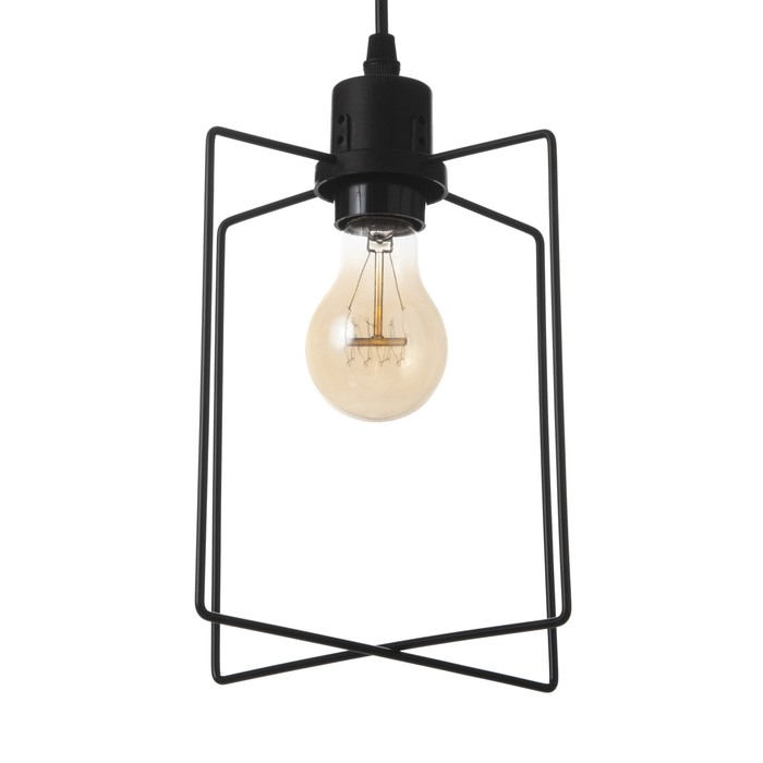 Светильник ЭкономСвет Светильник ЭкономСвет "Фламент" 1x40Вт E27 черный 16х16х26-78 см.