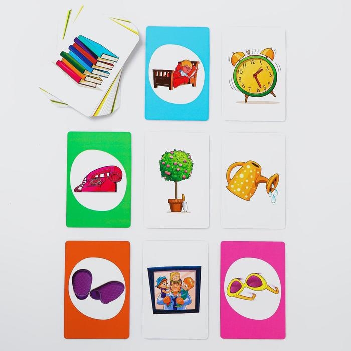 Настольная игра на память и внимание «Дом вверх дном», 30 карт, 4+ Настольная игра на память и внимание «Дом вверх дном», 30 карт, 4+