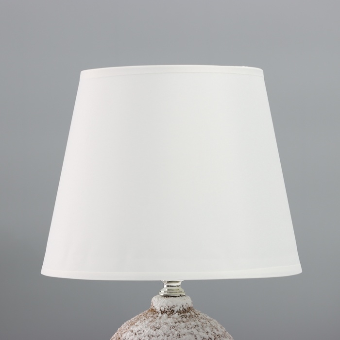 Лампа настольная Лампа настольная "Бо" 1х40Вт Е14 коричневый 19,5х19,5х33см