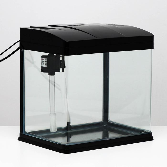 Аквариум SeaStar HX-320F в комплекте: LED-лампа, фильтр, 18 л, черный Аквариум SeaStar HX-320F в комплекте: LED-лампа, фильтр, 18 л, черный