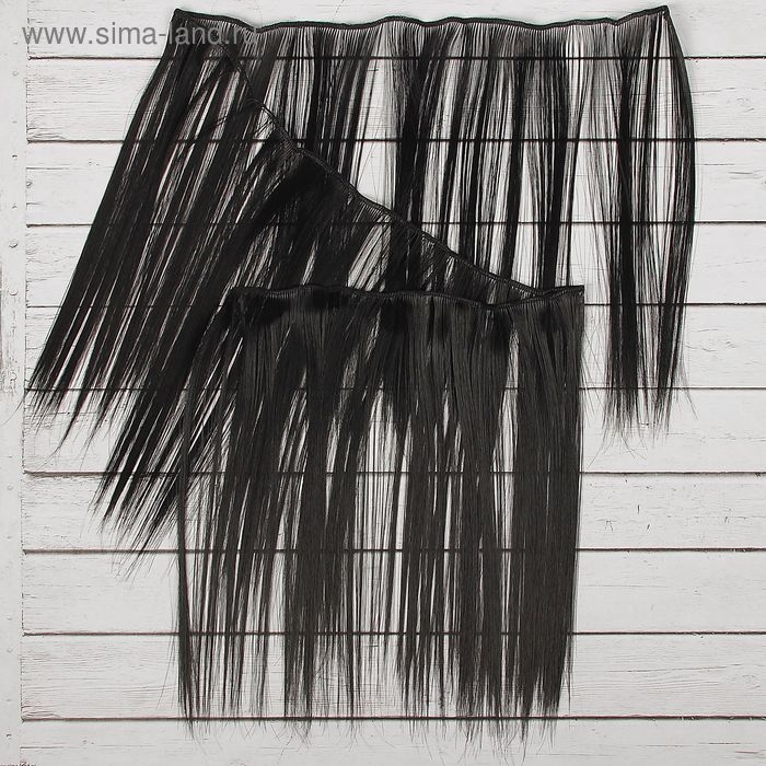 Волосы - тресс для кукол «Прямые» длина волос: 25 см, ширина: 100 см, цвет № 1 Волосы - тресс для кукол «Прямые» длина волос: 25 см, ширина: 100 см, цвет № 1