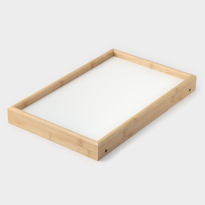 Поднос для завтрака с ножками Доляна, 46,5×25 см, бамбук Поднос для завтрака с ножками Доляна, 46,5×25 см, бамбук