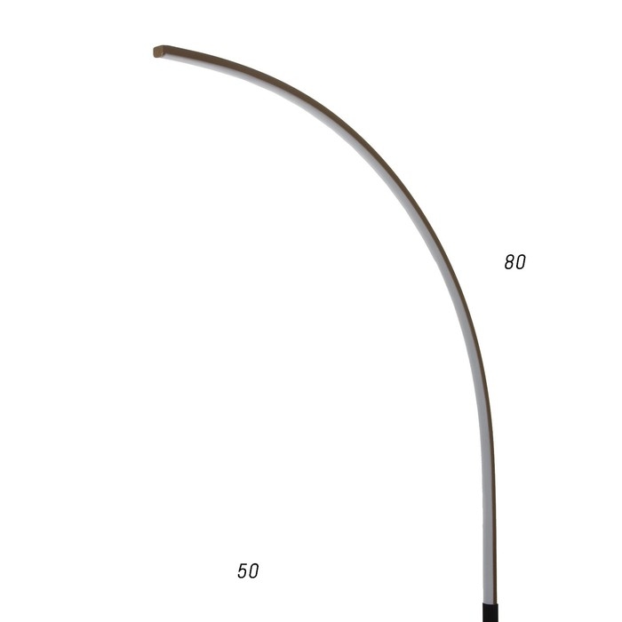 Торшер 19039/1 LED черно-белый 70х30х165 см