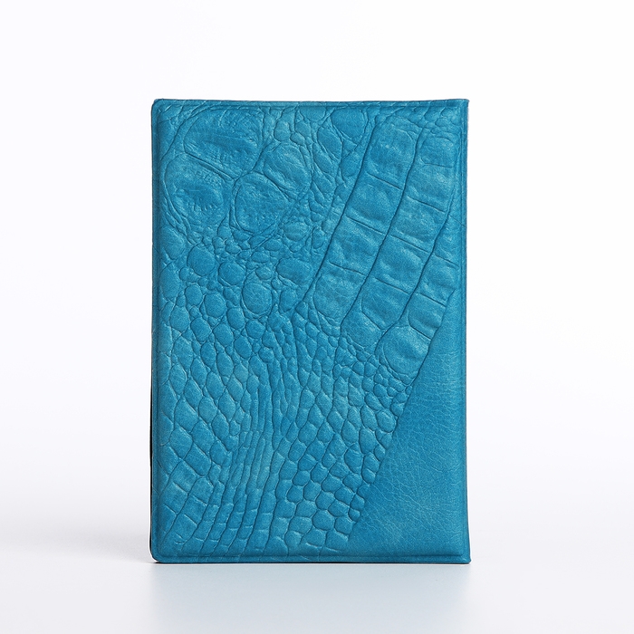 Обложка для паспорта, цвет бирюзовый Обложка для паспорта, цвет бирюзовый