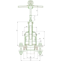 Клапан сливной для бачка унитаза "РБМ" КВ-1.1