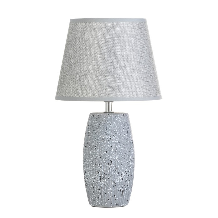 Лампа настольная Лампа настольная "Дандан" 1х40Вт Е14 серый 20х20х34см