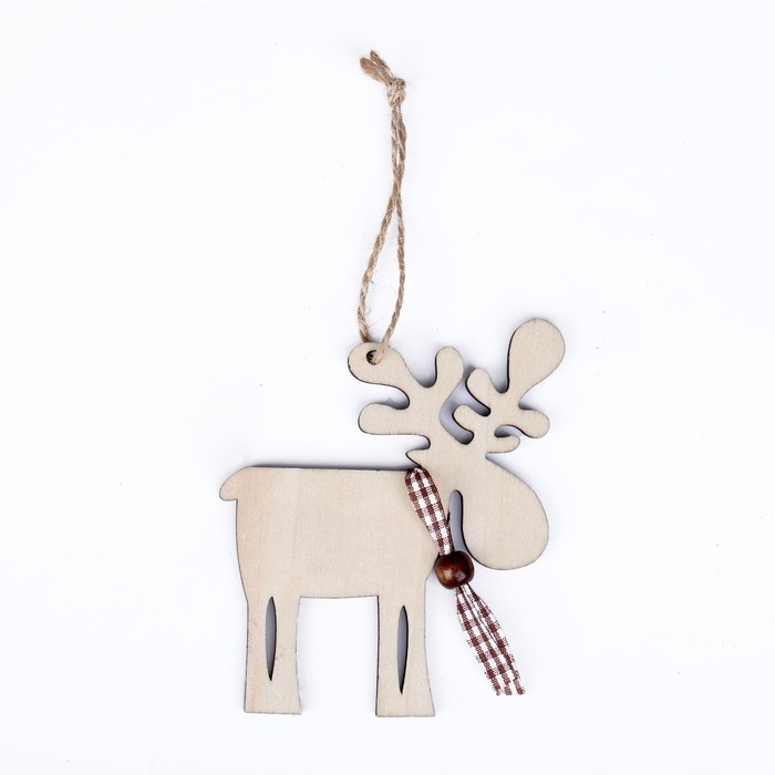 Подвеска новогодняя «Смешной олень», МИКС Подвеска новогодняя «Смешной олень», МИКС