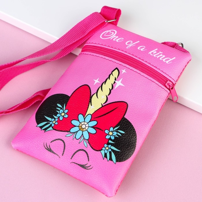 Сумка поясная детская, 11х16 см, Минни Маус Сумка поясная детская, 11х16 см, Минни Маус