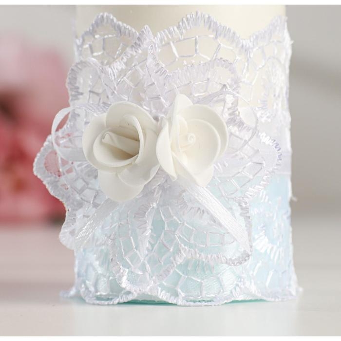 Комплект на стол молодожёнов Комплект на стол молодожёнов "Гармония", белый