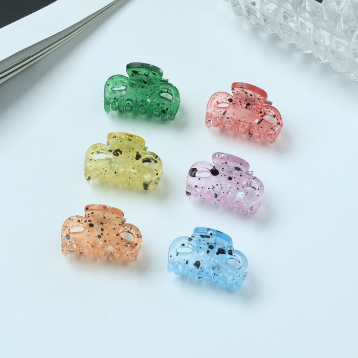 Краб для волос Краб для волос "Авери" (набор 6 шт) геометрия, 2,5 см, микс