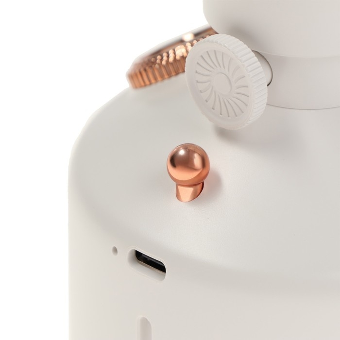 Увлажнитель  Увлажнитель "Керосинка" HM-19 ультразвуковой, 0.28 л, 1.5 Вт, 1200 мА/ч, USB, белый