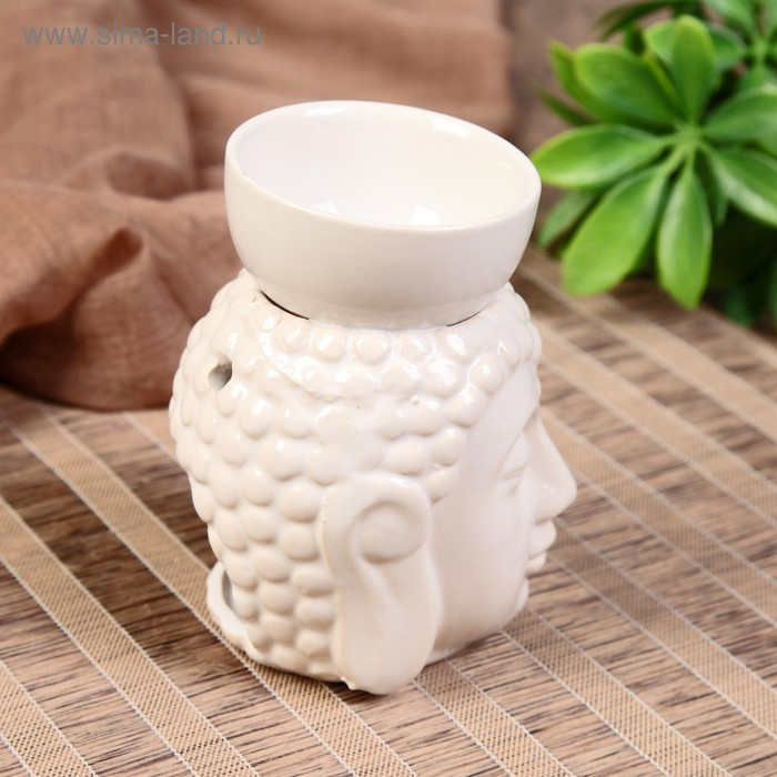 Аромалампа керамика Аромалампа керамика "Будда с чашей на голове" МИКС 11,5х8х9 см