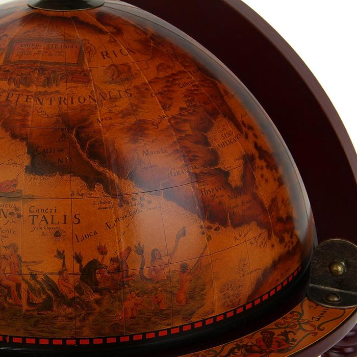 Глобус-бар декоративный, на подставке 57х42х42 см Глобус-бар декоративный, на подставке 57х42х42 см