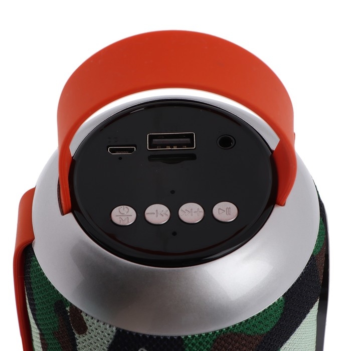 Портативная колонка Luazon LAB-54, 10 Вт, 1200 мАч, microSD, AUX, USB, хаки Портативная колонка Luazon LAB-54, 10 Вт, 1200 мАч, microSD, AUX, USB, хаки