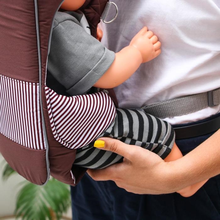 Рюкзак-кенгуру для малыша «Дискавери», 5 в 1, от 2 до 15 кг., цвет коричневый