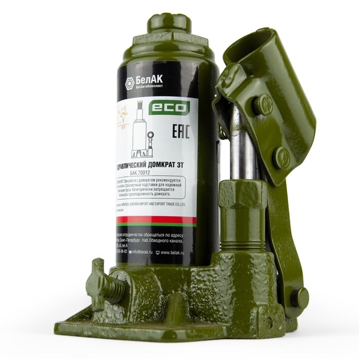 Домкрат гидравлический Домкрат гидравлический "БелАК" ECO БАК.70012, подъем/подхват 285/145 мм, 3 т