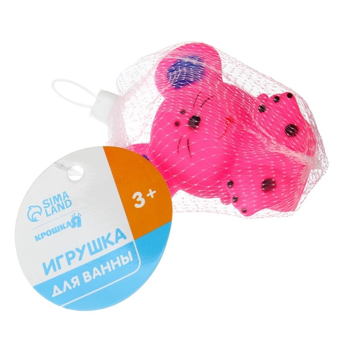 Резиновая игрушка для ванны «Мышонок», 9 см, с пищалкой, цвет МИКС, Крошка Я Резиновая игрушка для ванны «Мышонок», 9 см, с пищалкой, цвет МИКС, Крошка Я