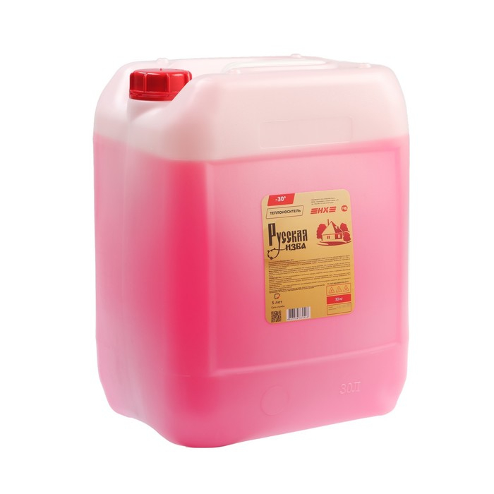 Теплоноситель Теплоноситель "Русская изба" - 30, основа этиленгликоль, 30 кг