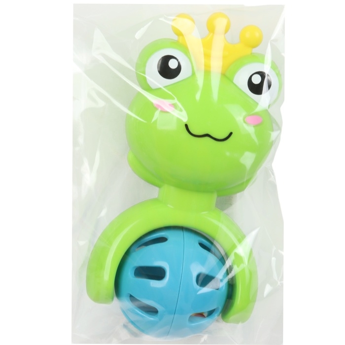 Погремушка «Принцесса Лягушка», в пакете, Крошка Я Погремушка «Принцесса Лягушка», в пакете, Крошка Я