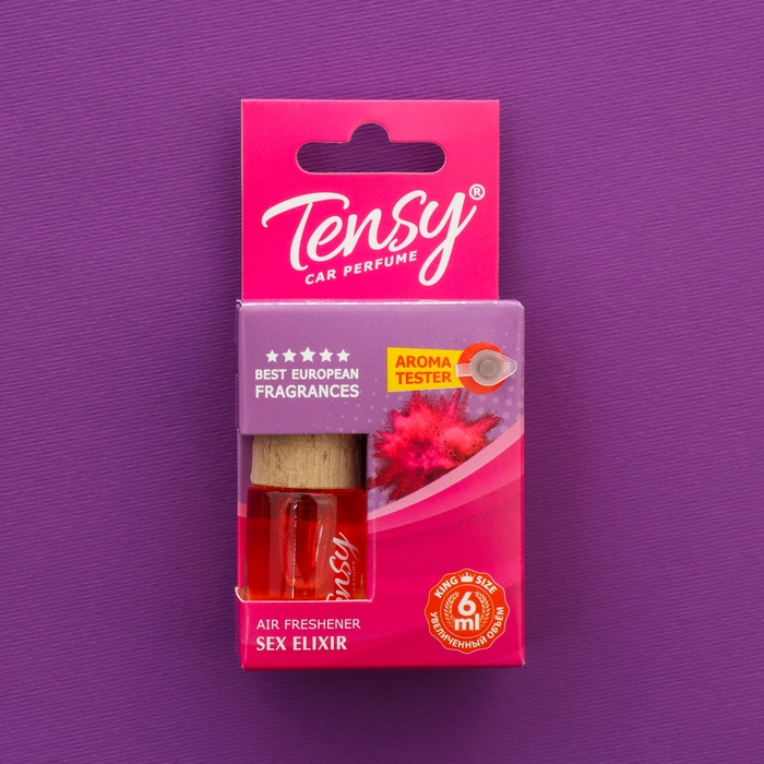 Ароматизатор Tensy Секс эликсир, бутылочка, 6 мл, ТВ-03 Ароматизатор Tensy Секс эликсир, бутылочка, 6 мл, ТВ-03