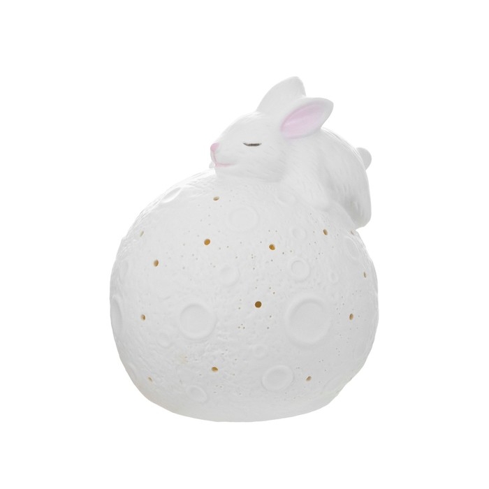 Настольная лампа Настольная лампа "Зайчик" Е14 40Вт белый 15х15х18 см