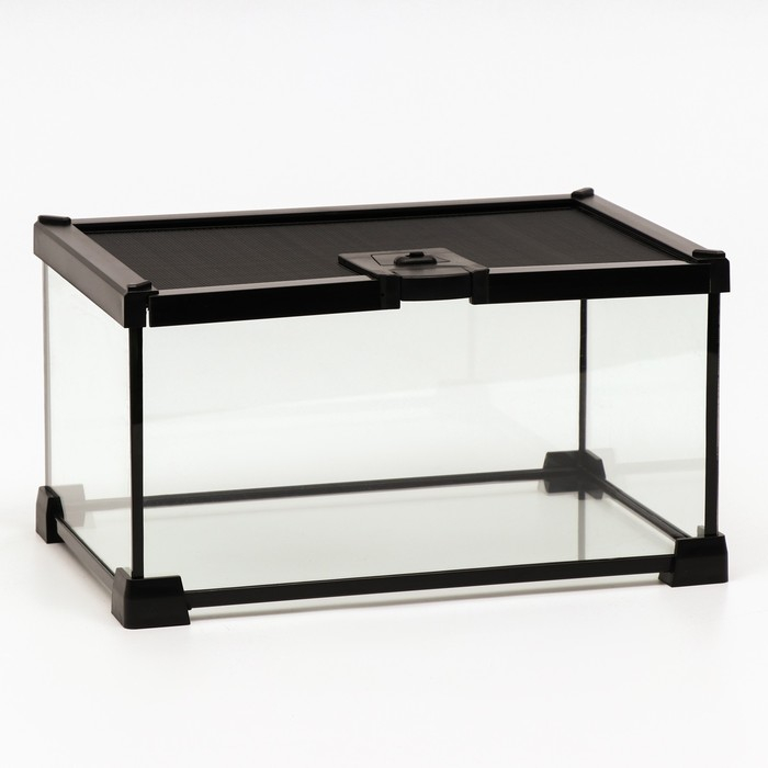 Террариум для рептилий 9,6 л, с креплением для предотвращения побега, 30 х 20 х 16 см Террариум для рептилий 9,6 л, с креплением для предотвращения побега, 30 х 20 х 16 см